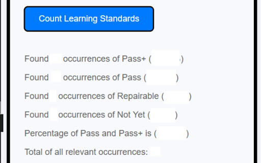 Learning Standards Counter from Chrome web store to be run with OffiDocs Chromium online Learning Standards Counter from Chrome web store to be run with OffiDocs Chromium online