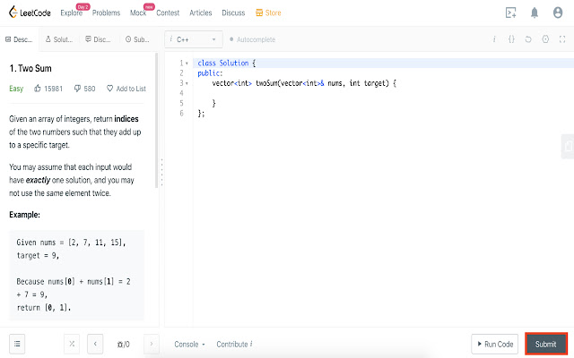 LeetCode Submitter from Chrome web store to be run with OffiDocs Chromium online LeetCode Submitter from Chrome web store to be run with OffiDocs Chromium online