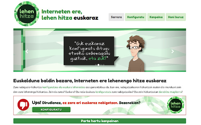 Lehen hitza euskaraz from Chrome web store to be run with OffiDocs Chromium online Lehen hitza euskaraz from Chrome web store to be run with OffiDocs Chromium online
