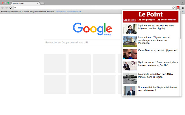 Le Point from Chrome web store to be run with OffiDocs Chromium online Le Point from Chrome web store to be run with OffiDocs Chromium online
