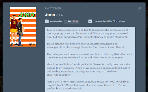 Letterboxd Editor Enhancer from Chrome web store to be run with OffiDocs Chromium online Letterboxd Editor Enhancer from Chrome web store to be run with OffiDocs Chromium online