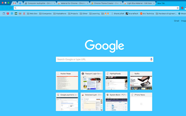 Light Blue Material from Chrome web store to be run with OffiDocs Chromium online Light Blue Material from Chrome web store to be run with OffiDocs Chromium online