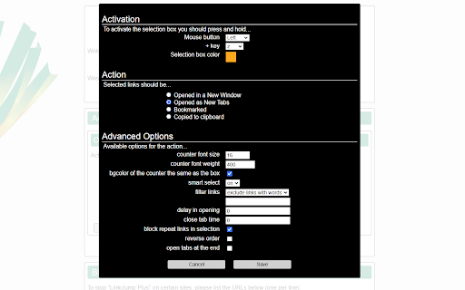 Linkclump Plus from Chrome web store to be run with OffiDocs Chromium online Linkclump Plus from Chrome web store to be run with OffiDocs Chromium online