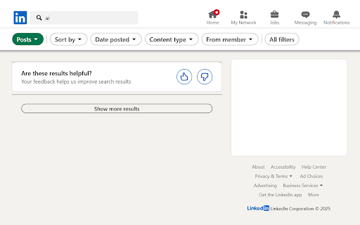 LinkedIn AI Post Blocker from Chrome web store to be run with OffiDocs Chromium online LinkedIn AI Post Blocker from Chrome web store to be run with OffiDocs Chromium online