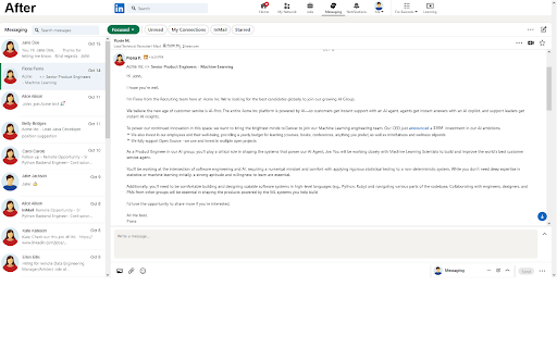 LinkedIn Messaging Full Screen from Chrome web store to be run with OffiDocs Chromium online LinkedIn Messaging Full Screen from Chrome web store to be run with OffiDocs Chromium online