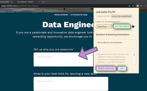 Link Letter Pro from Chrome web store to be run with OffiDocs Chromium online Link Letter Pro from Chrome web store to be run with OffiDocs Chromium online