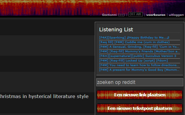 Listening List for subreddits from Chrome web store to be run with OffiDocs Chromium online Listening List for subreddits from Chrome web store to be run with OffiDocs Chromium online