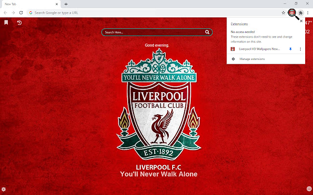 Liverpool HD Wallpapers New Tab from Chrome web store to be run with OffiDocs Chromium online Liverpool HD Wallpapers New Tab from Chrome web store to be run with OffiDocs Chromium online