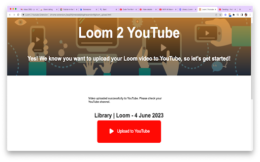 Loom 2 Youtube Extension from Chrome web store to be run with OffiDocs Chromium online Loom 2 Youtube Extension from Chrome web store to be run with OffiDocs Chromium online