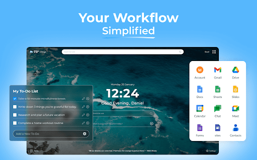 Lotus Your Daily Focus New Tab from Chrome web store to be run with OffiDocs Chromium online Lotus Your Daily Focus New Tab from Chrome web store to be run with OffiDocs Chromium online
