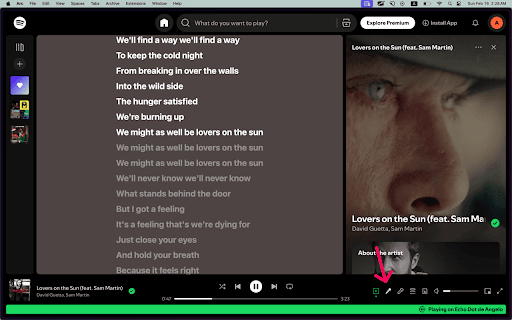Lyrics for Spotify from Chrome web store to be run with OffiDocs Chromium online Lyrics for Spotify from Chrome web store to be run with OffiDocs Chromium online