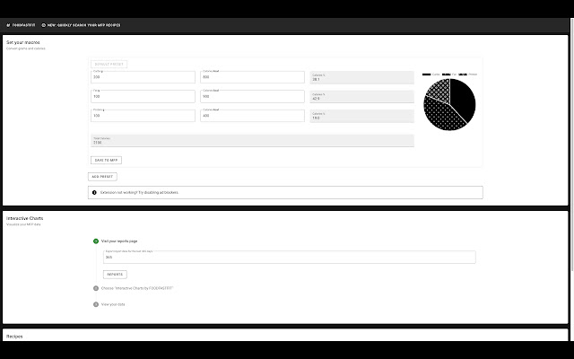 Macro Settings by FOODFASTFIT from Chrome web store to be run with OffiDocs Chromium online Macro Settings by FOODFASTFIT from Chrome web store to be run with OffiDocs Chromium online