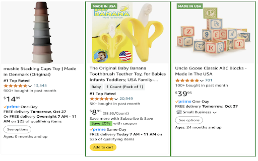 Made in USA Amazon Highlighter from Chrome web store to be run with OffiDocs Chromium online Made in USA Amazon Highlighter from Chrome web store to be run with OffiDocs Chromium online