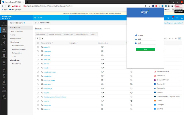 ManageEngine PAM360 from Chrome web store to be run with OffiDocs Chromium online ManageEngine PAM360 from Chrome web store to be run with OffiDocs Chromium online