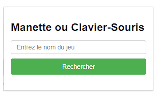 Manette ou Clavier Souris from Chrome web store to be run with OffiDocs Chromium online Manette ou Clavier Souris from Chrome web store to be run with OffiDocs Chromium online