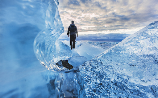 Man standing on snow and ice from Chrome web store to be run with OffiDocs Chromium online Man standing on snow and ice from Chrome web store to be run with OffiDocs Chromium online