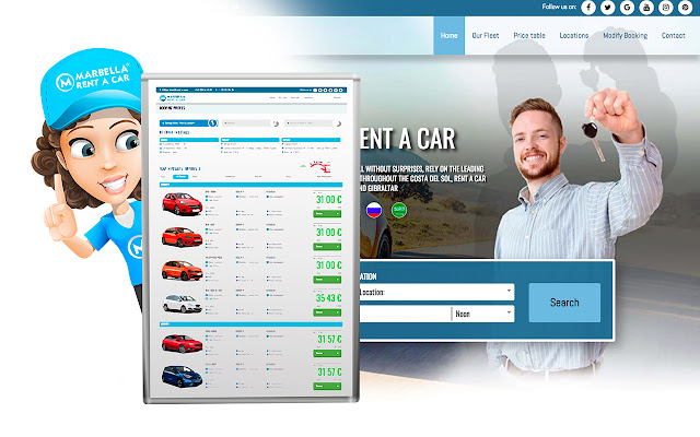 Marbella Rent a Car from Chrome web store to be run with OffiDocs Chromium online Marbella Rent a Car from Chrome web store to be run with OffiDocs Chromium online
