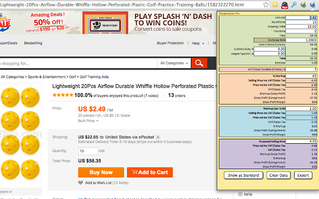 Marginalyser Pro from Chrome web store to be run with OffiDocs Chromium online Marginalyser Pro from Chrome web store to be run with OffiDocs Chromium online