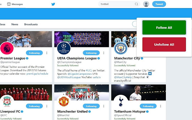 Mass Follow Unfollow in Twitter from Chrome web store to be run with OffiDocs Chromium online Mass Follow Unfollow in Twitter from Chrome web store to be run with OffiDocs Chromium online