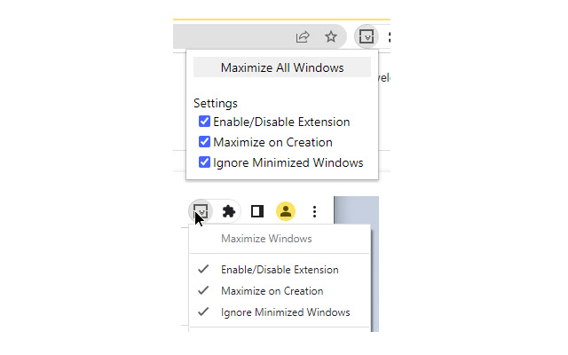 Maximize Windows from Chrome web store to be run with OffiDocs Chromium online Maximize Windows from Chrome web store to be run with OffiDocs Chromium online