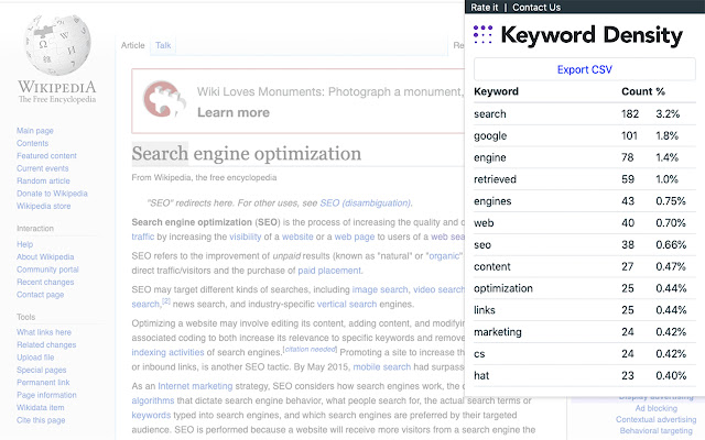 MeasureSEO – Keyword Density from Chrome web store to be run with OffiDocs Chromium online MeasureSEO – Keyword Density from Chrome web store to be run with OffiDocs Chromium online