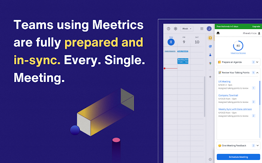 Meetrics: Prepare Excellent Agendas with AI from Chrome web store to be run with OffiDocs Chromium online Meetrics: Prepare Excellent Agendas with AI from Chrome web store to be run with OffiDocs Chromium online