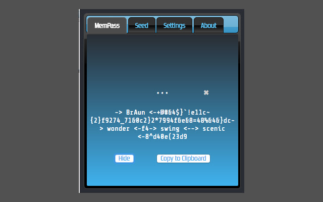 MemPass from Chrome web store to be run with OffiDocs Chromium online MemPass from Chrome web store to be run with OffiDocs Chromium online