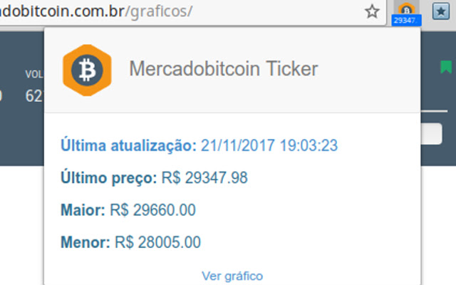 Mercado Bitcoin Ticker from Chrome web store to be run with OffiDocs Chromium online Mercado Bitcoin Ticker from Chrome web store to be run with OffiDocs Chromium online