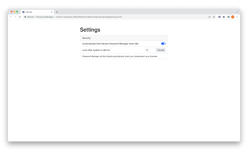 Meveto Password Manager from Chrome web store to be run with OffiDocs Chromium online Meveto Password Manager from Chrome web store to be run with OffiDocs Chromium online