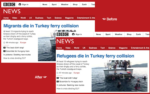Migrants or Refugees? from Chrome web store to be run with OffiDocs Chromium online Migrants or Refugees? from Chrome web store to be run with OffiDocs Chromium online