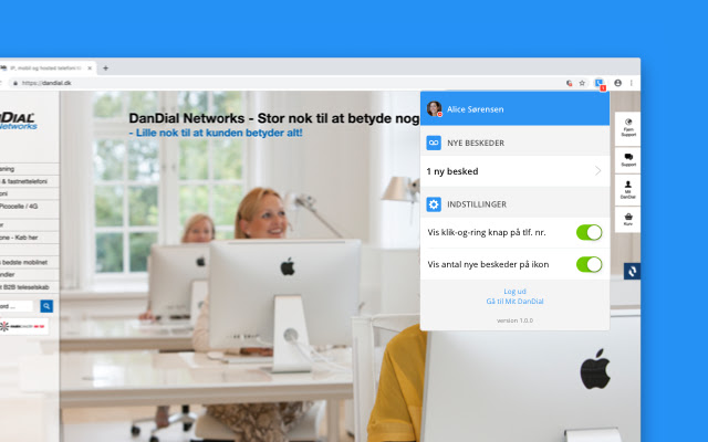 Mit DanDial Chrome udvidelse from Chrome web store to be run with OffiDocs Chromium online Mit DanDial Chrome udvidelse from Chrome web store to be run with OffiDocs Chromium online