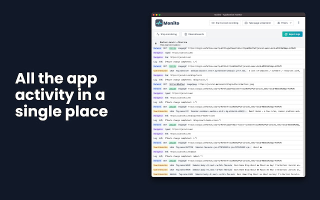 Monito from Chrome web store to be run with OffiDocs Chromium online Monito from Chrome web store to be run with OffiDocs Chromium online