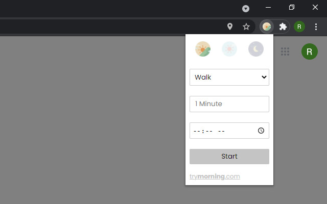 Morning! from Chrome web store to be run with OffiDocs Chromium online Morning! from Chrome web store to be run with OffiDocs Chromium online