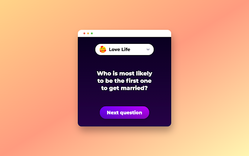 Most Likely To from Chrome web store to be run with OffiDocs Chromium online Most Likely To from Chrome web store to be run with OffiDocs Chromium online