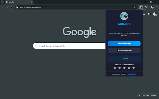 MRCLIFF Helper from Chrome web store to be run with OffiDocs Chromium online MRCLIFF Helper from Chrome web store to be run with OffiDocs Chromium online