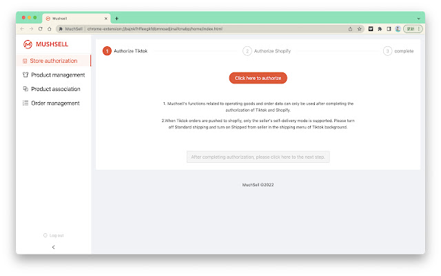 MuchSell Free sync Shopify with TikTok Shop from Chrome web store to be run with OffiDocs Chromium online MuchSell Free sync Shopify with TikTok Shop from Chrome web store to be run with OffiDocs Chromium online