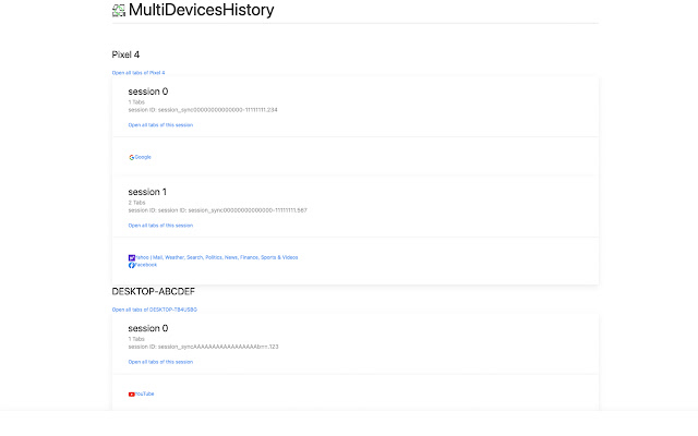 MultiDevicesHistory from Chrome web store to be run with OffiDocs Chromium online MultiDevicesHistory from Chrome web store to be run with OffiDocs Chromium online