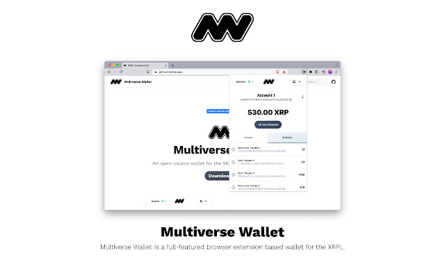 Multiverse Wallet from Chrome web store to be run with OffiDocs Chromium online Multiverse Wallet from Chrome web store to be run with OffiDocs Chromium online