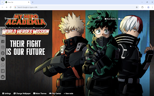 My Hero Academia World Heroes Mission from Chrome web store to be run with OffiDocs Chromium online My Hero Academia World Heroes Mission from Chrome web store to be run with OffiDocs Chromium online