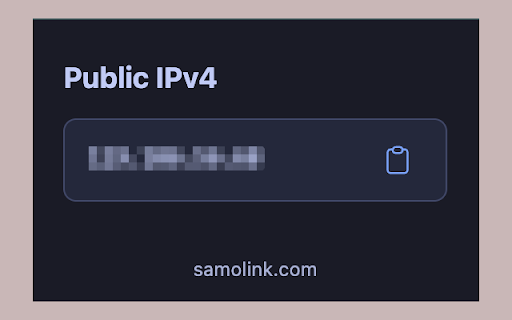 My Public IP from Chrome web store to be run with OffiDocs Chromium online My Public IP from Chrome web store to be run with OffiDocs Chromium online