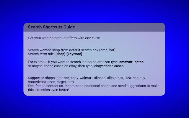 MyShopSearch from Chrome web store to be run with OffiDocs Chromium online MyShopSearch from Chrome web store to be run with OffiDocs Chromium online