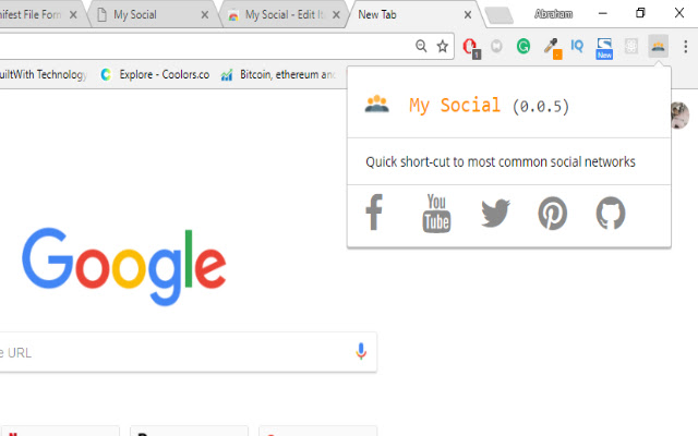 My Social from Chrome web store to be run with OffiDocs Chromium online My Social from Chrome web store to be run with OffiDocs Chromium online