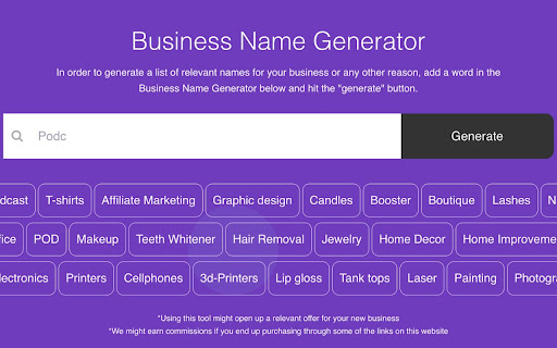 Name Fatso Business Name Generator from Chrome web store to be run with OffiDocs Chromium online Name Fatso Business Name Generator from Chrome web store to be run with OffiDocs Chromium online
