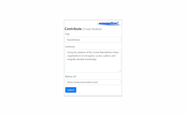 NanoNotion Quick Notion from Chrome web store to be run with OffiDocs Chromium online NanoNotion Quick Notion from Chrome web store to be run with OffiDocs Chromium online
