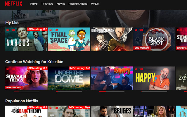 NETFLIX browse with IMDb rating from Chrome web store to be run with OffiDocs Chromium online NETFLIX browse with IMDb rating from Chrome web store to be run with OffiDocs Chromium online