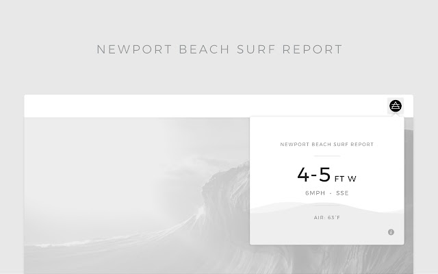 Newport Beach Surf Report from Chrome web store to be run with OffiDocs Chromium online Newport Beach Surf Report from Chrome web store to be run with OffiDocs Chromium online