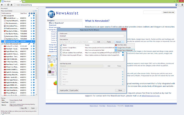 News Assist from Chrome web store to be run with OffiDocs Chromium online News Assist from Chrome web store to be run with OffiDocs Chromium online