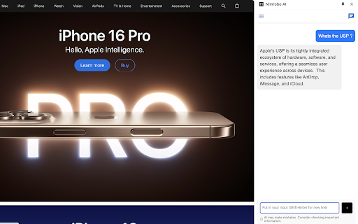 Nimrobo AI from Chrome web store to be run with OffiDocs Chromium online Nimrobo AI from Chrome web store to be run with OffiDocs Chromium online