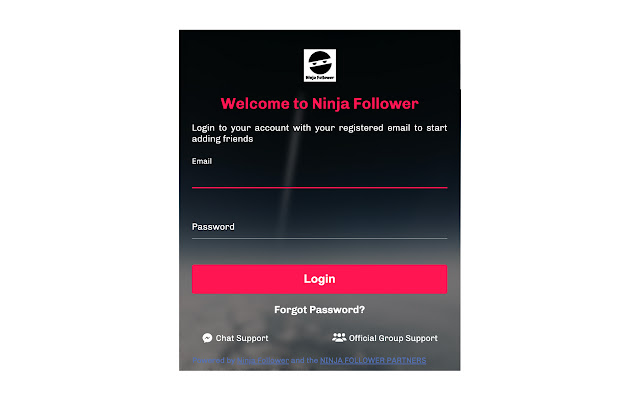 Ninja Follower from Chrome web store to be run with OffiDocs Chromium online Ninja Follower from Chrome web store to be run with OffiDocs Chromium online