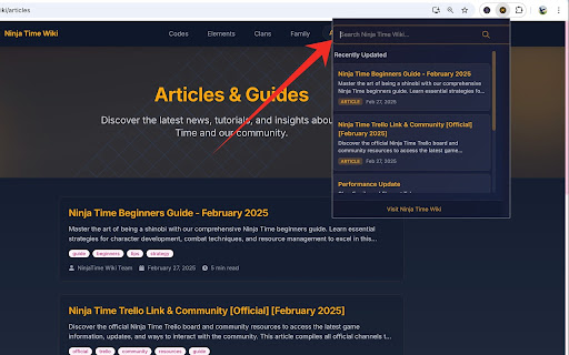 Ninja Time Search from Chrome web store to be run with OffiDocs Chromium online Ninja Time Search from Chrome web store to be run with OffiDocs Chromium online